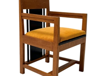 Two Art Deco Modernist High Back Armchairs by Cor Alons, 1927